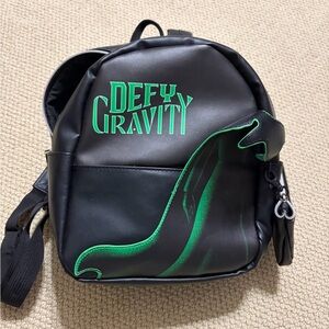 Defy Gravity Kids Black and Green Backpack